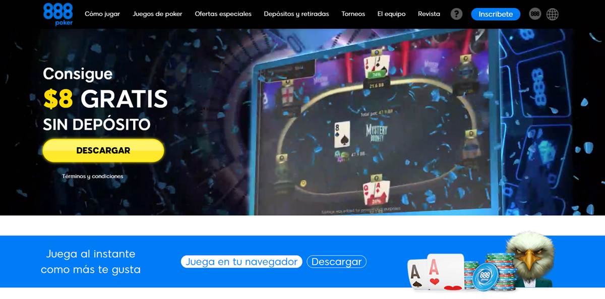 Los mejores casinos online de póker online con dinero real en España - 888 Póker